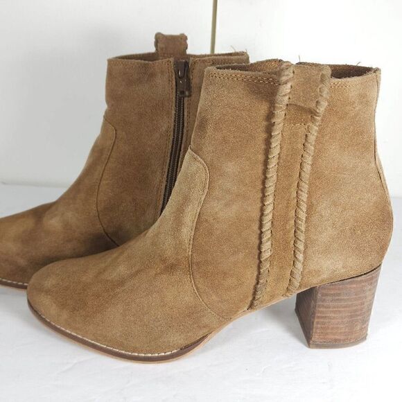 Coconuts By Matisse Women's Tina US 10M Tan Heels Ankle boots Booties - Picture 2 of 13